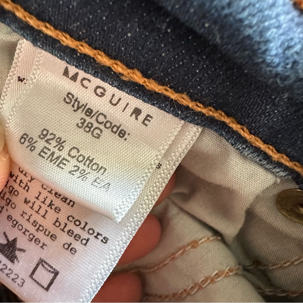 McGuire Flare Denim Jeans Style 38G size 26 - Picture 7 of 10